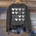 thumbnail image 4 of Njagoc3 Womens Round Neck Printed Sweatshirt Long Sleeve Tops Sweatshirt Hooded Sweatshirt, 4 of 6