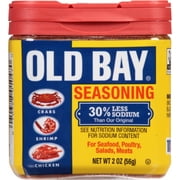 OLD BAY Kosher 30% Less Sodium Seasoning, 2 oz Can