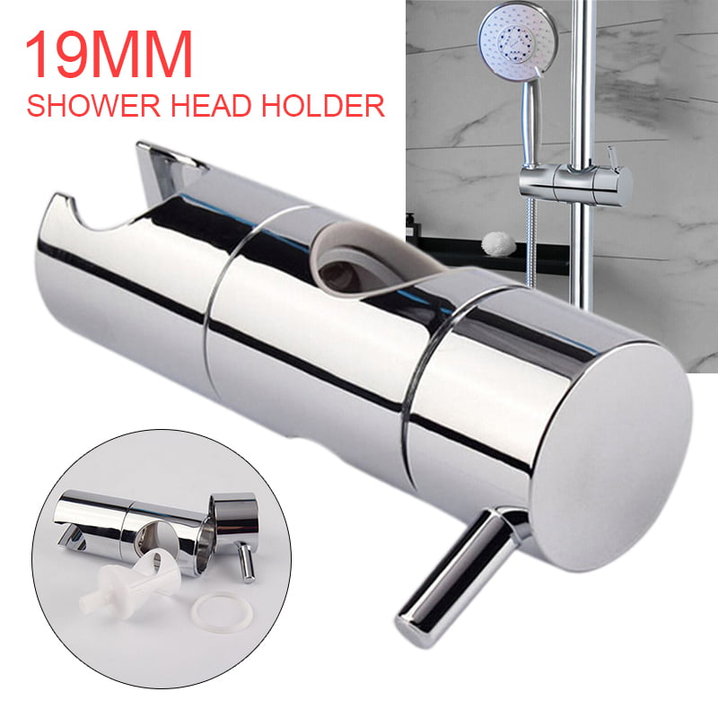 Mtsooning Shower Head Slider Holder Adjustable Handset Bracket Bathroom Wall Mounted Bar Slider Clamp Replacement