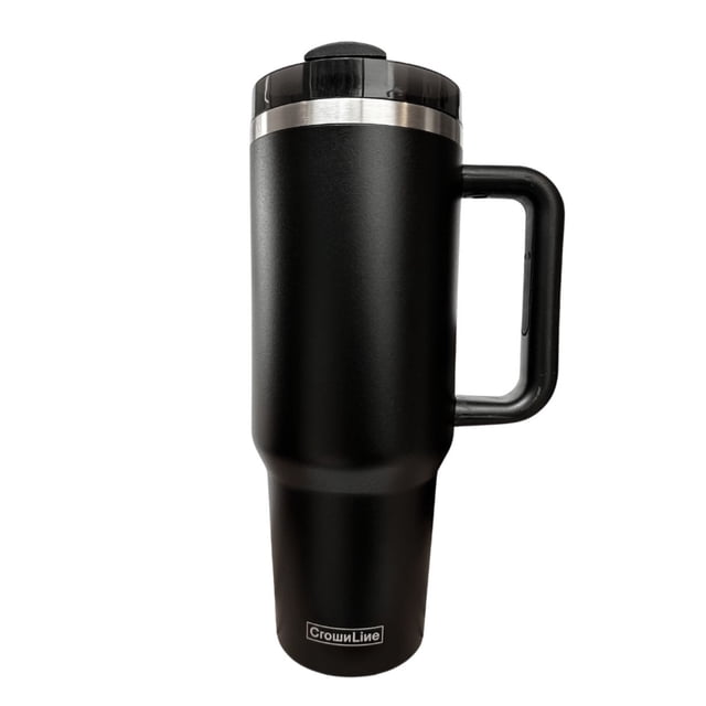 Crownline Termo De Acero Inoxidable De 40 Oz Con Popote