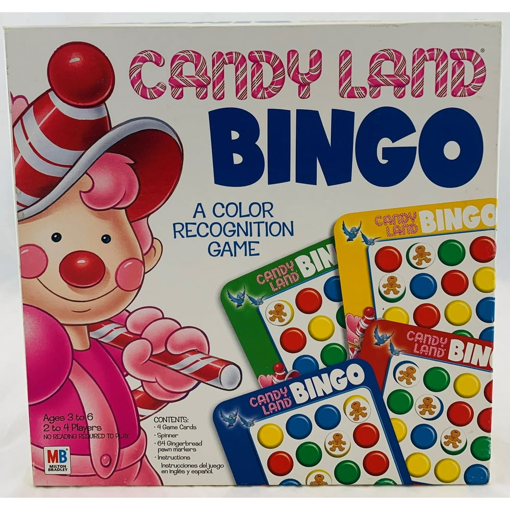 Candy Land Bingo Game 2002 Milton Bradley