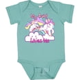 thumbnail image 3 of Inktastic My Aunt Loves Me Unicorn Girls Baby Bodysuit, 3 of 5