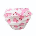 thumbnail image 3 of RTKFRFLM Baby Girls Reusable Swim Diaper Washable Leak-proof Waterproof Ruffle Swim Bottoms for Infants Ages 1-5 Pool Wear, 3 of 3