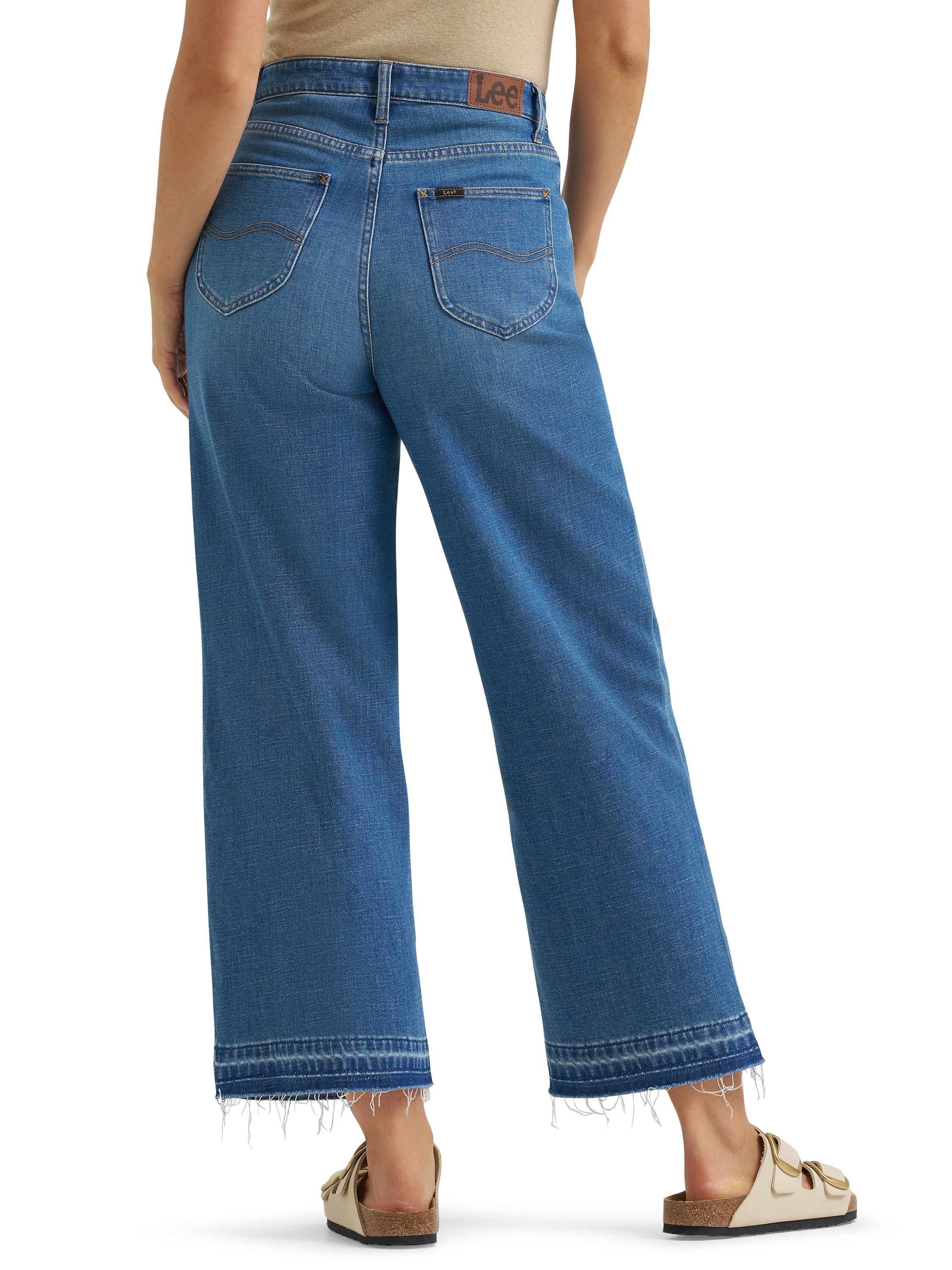 Lee® Women's Heritage Wide Leg Crop Jeans, Sizes 2-18