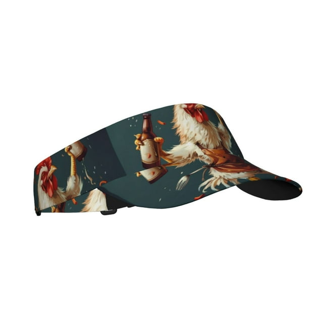Balery Chef Chicken With Beer Bottles Gorra deportiva con visera ajustable para mujer y hombre (talla única)