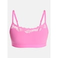 thumbnail image 4 of No Boundaries Fit Stretch Scoop Bralette with Lace, Women's XS-3XL, 4 of 4