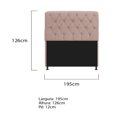 thumbnail image 3 of Cabecera Lady king size - Rosa WEIK Lady, 3 of 3
