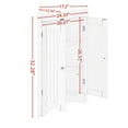 Corner Cabinet, Modern Sideboard Cabinet Bathroom Floor Corner Cabinet with Doors and Open Shelf ...