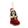 thumbnail image 3 of Adorno navideño colgante perro Perfecl artesanía decoración Navidad Estilo F, 3 of 8