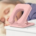 thumbnail image 2 of Tuphregyow Memory Foam Foldable Travel and Home Office Nap/Sleeping Pad with Desktop Face Cushion for Avoiding Discomfort Sleeping Pad Pink, 2 of 8