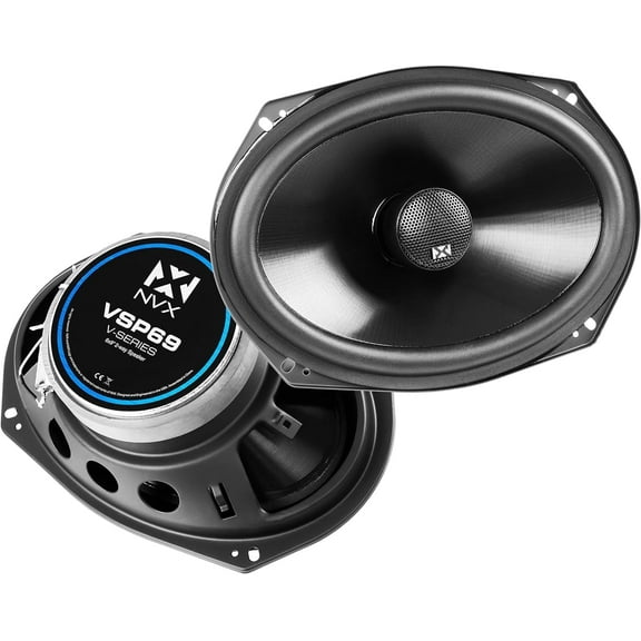NVX VSP69 6x9" Coaxial Car Speakers 900W Peak (300W RMS) V-Series 2-Way w/ 25mm Silk Dome Tweeters
