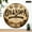 10x10in, variant on Patifu Classic Wise Loved Grandpa Print Round Wooden Wall Clock Silent Mechanical Movement 10x10in