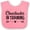 Pink and White, variant on Inktastic Cheerleader in Training Boys or Girls Baby Bib
