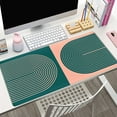 thumbnail image 3 of Green Mouse Pad Large Boho Desk Mat On Top of Desks Desk Pad Full Desk Mousepad Big Computer Keyboard Mouse Mat Deskmat Desktop Pad 31.5''''X 15.7'''' Boho Desk Decor Accessories for Women, 3 of 5