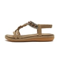 thumbnail image 5 of Bohemia Dress Sandals for Women, Bohemia Womens Sandals, Womens Orthopedic Shoes, Womens Sandals Arch Support Summer Beach Sandals Comfort Walking Shoes Bohemian Flip Flops Sandals for Women, Khaki 7, 5 of 9