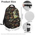 thumbnail image 7 of Jeiento Kids School Backpack for Preschool Boys Girls Water-Resistant Polyester Daypack Bag for Travel Hiking, 16 Inch Dinosaur Fossil Bookbag, 7 of 7