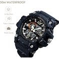 thumbnail image 5 of Men's Digital Sports Watch, Military Waterproof Watches LED Screen Large Face Stopwatch Alarm Wristwatch, 5 of 14
