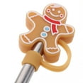 thumbnail image 6 of HONMEET 4-Pack Brown Silicone Straw Caps Reusable Drink Toppers for Family Use, Eco- Accessories, 6 of 6