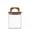 950ML/32OZ, variant on 3-Pack 20oz Square Glass Jars with Wooden Lids - Airtight Food-Grade Storage Containers for Coffee Beans, Nuts, Snacks & Salads