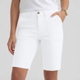 thumbnail image 4 of Bermuda Golf Shorts For Women Quick Dry Active Shorts Knee Length High Waisted Elastic Short Pant Baggy Relaxed Fit Lounge Breathable Sweat-Pant - (Above Knee-Length Style), 4 of 8