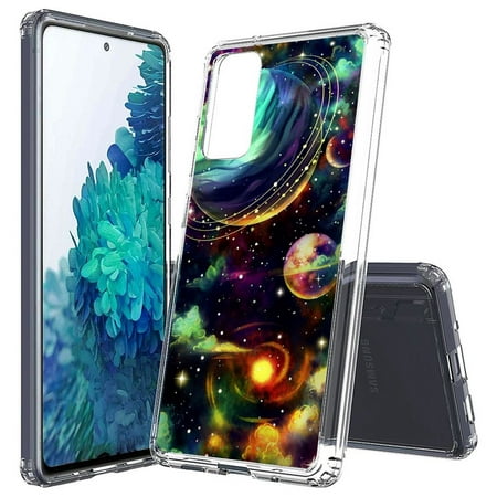 Bemz Aquaflex Samsung Galaxy S20 FE 5G (Fan Edition) Phone Case (Slim Fit Shockproof Cover) - Space Planets