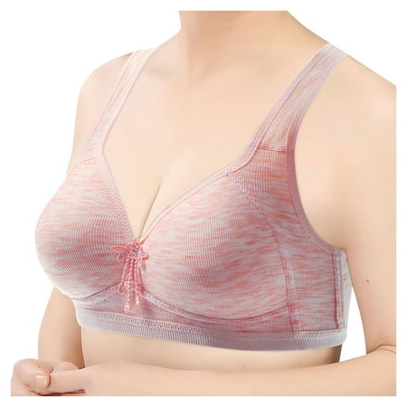 

Bras for Women No Underwire Large Breathable Size Vest Mesh Hole Hollow Underwire Bra for Women Red One Size