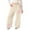 AB187 Beige, variant on Bainana Girls Baggy Sweatpants Toddler Bowknot Print Elastic Waist Straight Leg Athletic Pants With Pockets Little Girls Modern Fit Comfortable Trousers Beige Size 4-5 Years