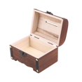 thumbnail image 4 of Caja de almacenamiento de tesoros vintage, organizador de huchas, caja de ahorros con cerradura para el hogar, 17,5 x 13 x 12 cm, 4 of 5