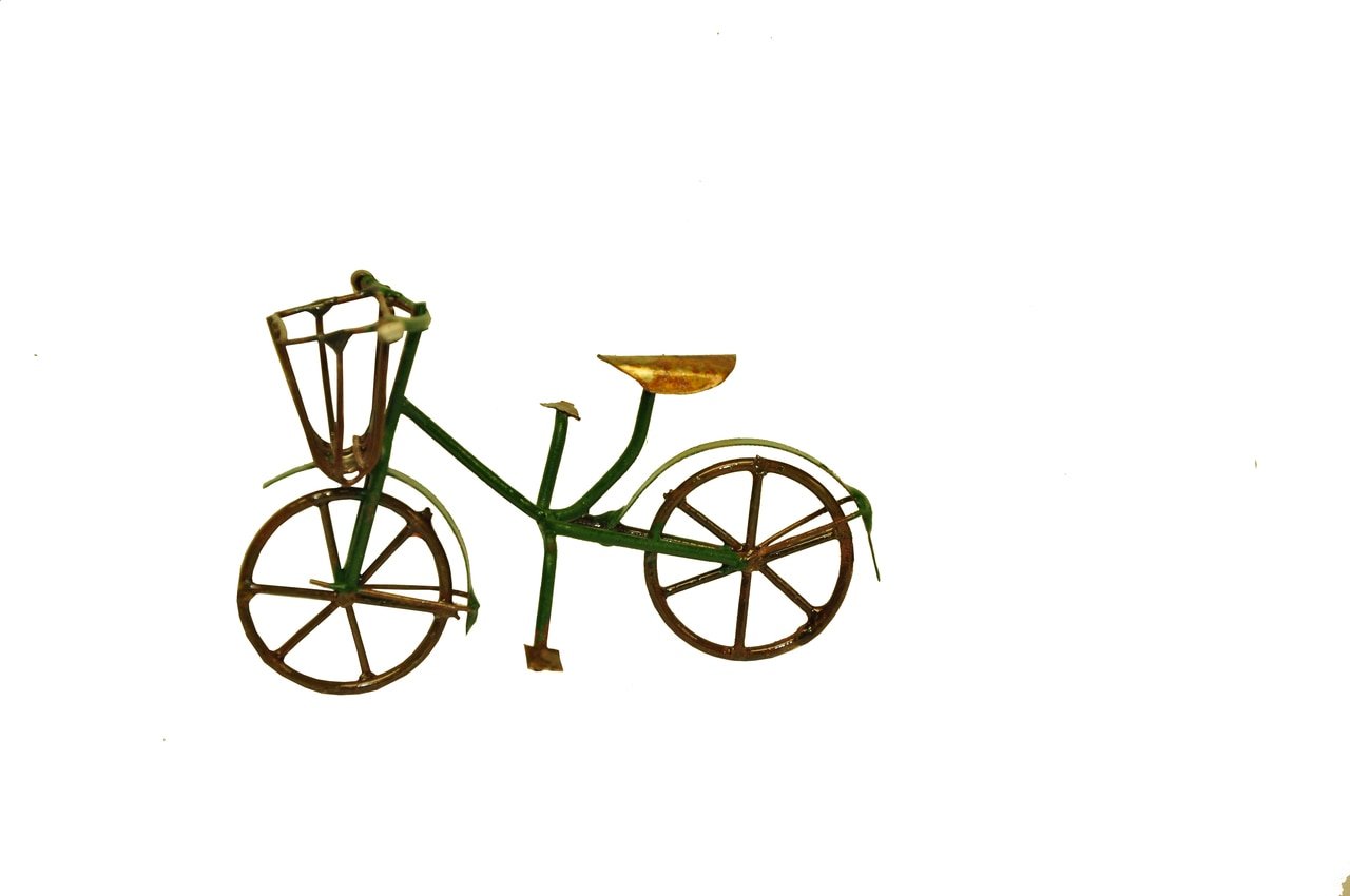 MiniGardenn 10022 Miniature Mini Bicycle Dollhouse Miniature Metal