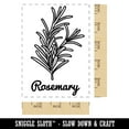 thumbnail image 2 of Rosemary Herb Label Plant Rectangle Rubber Stamp Stamping Scrapbooking Crafting - Large 2.5in, 2 of 7