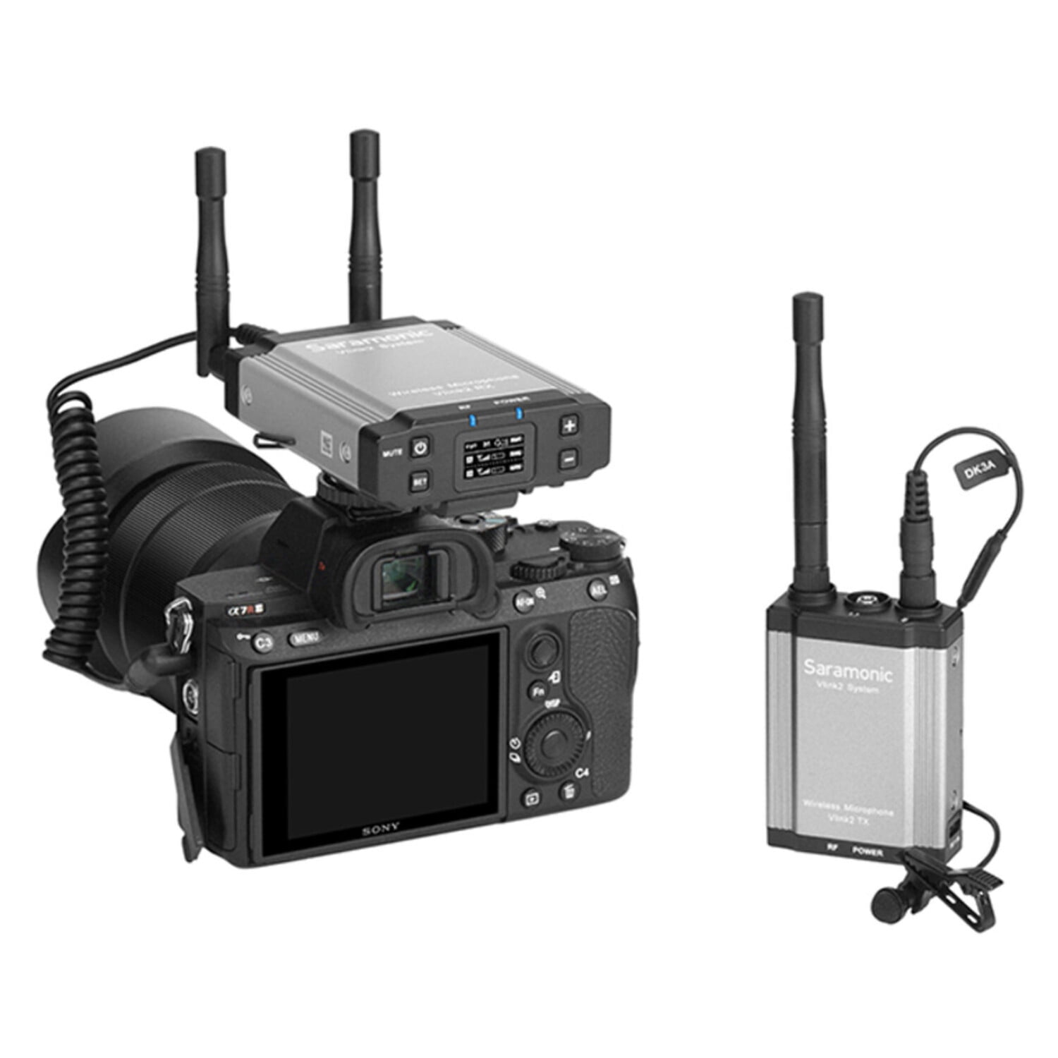 Vlink2 Kit 1 Wireless Lavalier Mic System w/ IFB Talkback, Dual Receiver, DK3 Lav, Hard Case  More