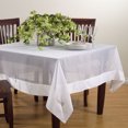 thumbnail image 1 of Embroidered Sheer Elegance Design Tablecloth - 2 Sizes (84" Square, White), 1 of 2