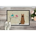 thumbnail image 2 of Carolines Treasures BB2539MAT Christmas Presents Between Friends German Shepherd Indoor or Outdoor Mat, 18 x 0.25 x 27 in., 2 of 2