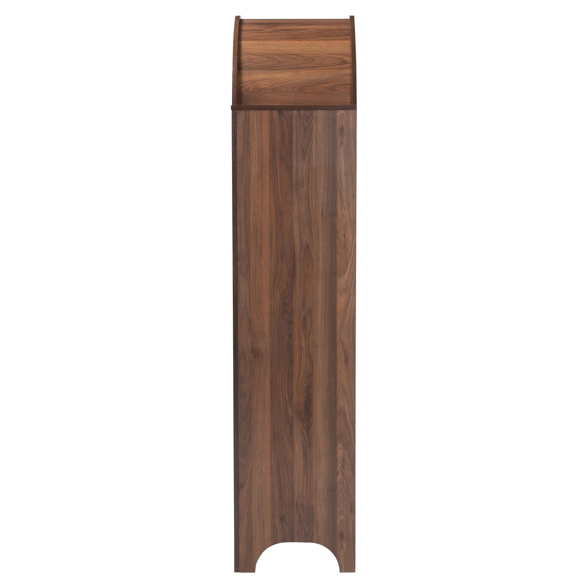 Baxton Studio Hayes Mid-Century Storage Cabinet, Walnut Brown
