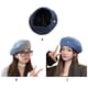 thumbnail image 4 of Gorro de boina Methold para mujer cuerda ajustable Sombreros azul vaquero, 4 of 6