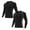 Z01-Black 1PCS & Green 1PCS, variant on Youth Boys Compression Shirt, Long Sleeve Kids Athletic Undershirt Quick Dry Base Layers for Baseball Football Sports