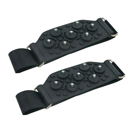 

WANYNG Snow Shoe Cover Snow Grips Grippers Shoes Strap Winter Boots Spikes Universal Metal Studs Patio Lawn & Garden