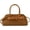 Ms Browm, variant on Women's Suede Shell Leather Tote Bag - Minimalist Korean Style Crossbody Shoulder Bag with Belt Buckle (4 Colors)