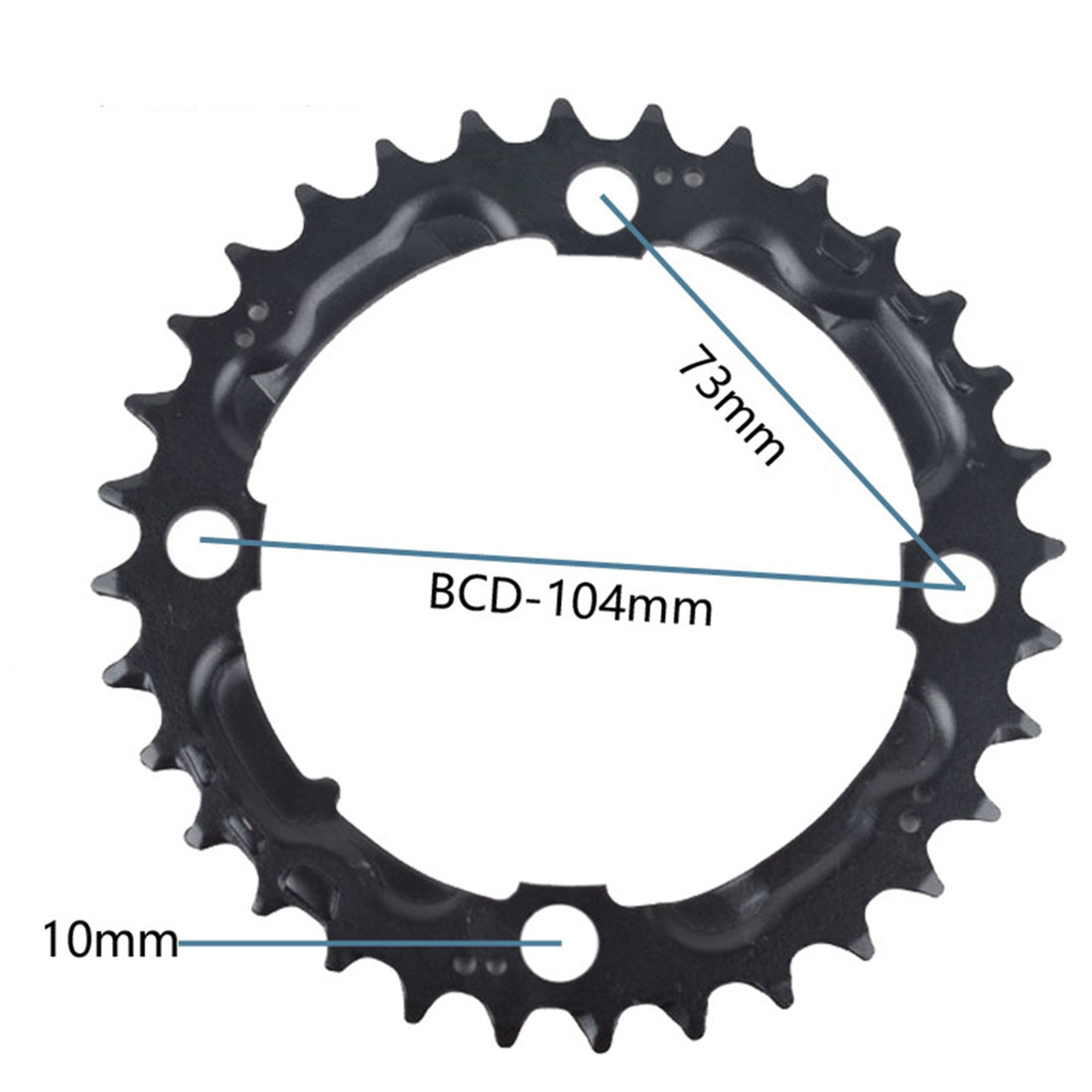 MTB Mountain Bike Chainring 32T BCD 104mm Cycling Bicycle Chain Ring 7
