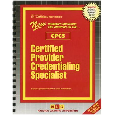 Certified Provider Credentialing Specialist