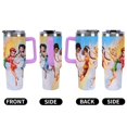 thumbnail image 6 of Tinker Bell 40 Oz Tumbler With Handle And Straw, Stainless Steel Vacuum Travel Mug, Double Wall Vacuum Insulated Tumbler With Lid, Water Bottle for Gifts Party Office Coffee, 6 of 8