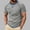 Gray, variant on Round Neck Pullover Tee for Men Summer Sport Short Sleeve T-Shirt Comfy Casual Daily Wear Tee,S