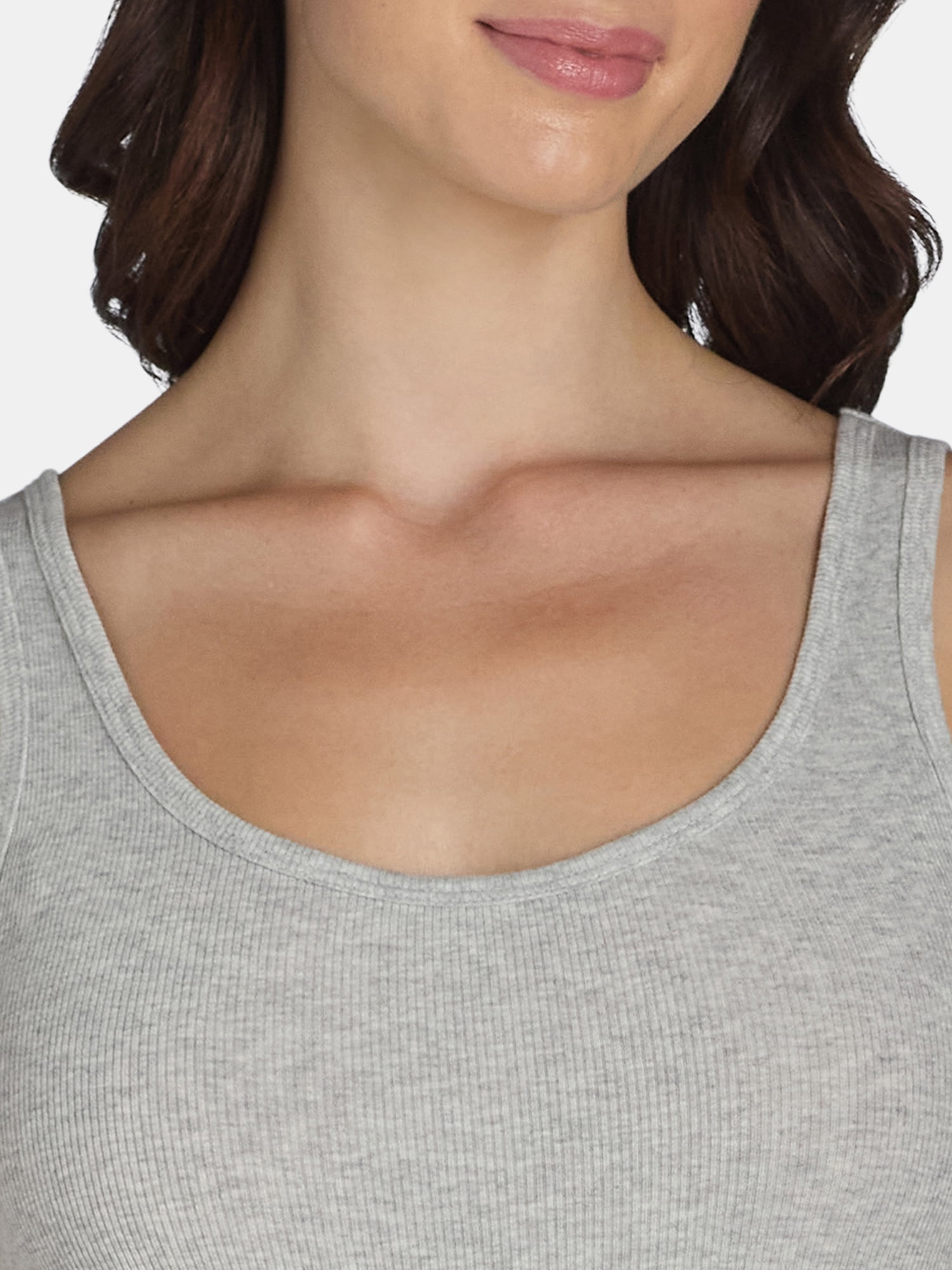 Time and Tru Women's Ribbed Tank Top, Sizes XS-XXXL