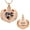 Rose/Black, variant on Stainless Steel Abalone Shell Heart Sea Turtle Urn Pendant Memory Necklace for Cremation Ashes Holder Memorial Jewelry