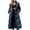 Navy, variant on JURANMO 2024 Trendy Down Jackets for Women Maxi Winter Coat Solid Color Hooded Long Quilted Jackets with Pockets Deals of the Day Brown M