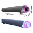 thumbnail image 4 of Injueey Altavoz compatible con Bluetooth, TV, reproductor estéreo inalámbrico externo, hogar, Club, fiesta, dispositivo electrónico para interiores y Cables de audio/vídeo Negro, 4 of 6