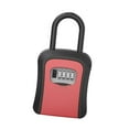 thumbnail image 2 of Colaxi Key Cabinet Organizer Key Lock Box Waterproof Password Key Case Safe Case Combination 4 Digit for Store Auto Real Estate Agency Hotel Red, 2 of 9