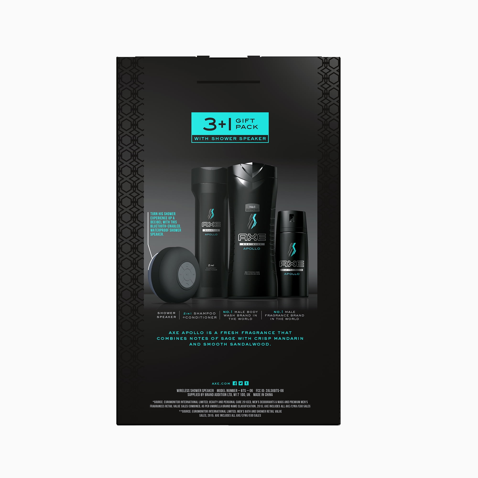 axe wireless shower speaker
