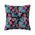 thumbnail image 1 of Funda de almohada decorativa con dibujos animados de Stitch, para decoración del hogar y el sofá, elige una funda de cojín de temporada feliz de 20 x 20 pulgadas, 1 of 8