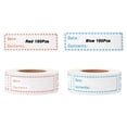 thumbnail image 3 of 300Pcs Removable Freezer Labels 1 x 3 Inch & 500x Removable Freezer Labels Food Storage Stickers (Blank White), 3 of 8